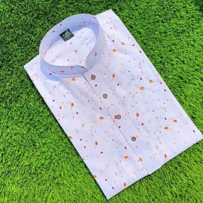 Dhoti Print Panjabi For men